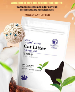 Lettiera per Gatti Mista con Impasto e Bentonite, Migliore Assorbenza, Lettiera Mista Bentonite Tapioca Tofu, Arena Para Gatos - Product Image 1