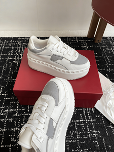 Sneakers plateforme à lacets avec détails décoratifs pour femmes, mode streetwear et tenue de week-end, Valentinos - Product Image 5