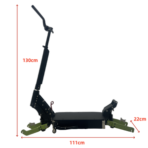 Pièces de trottinette en gros : Cadre de trottinette électrique pliable en alliage d'aluminium de 11 pouces (taille ouverte 150 mm) pour une installation facile - Product Image 6