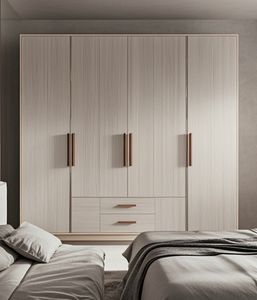 Muebles de Dormitorio de Diseño Moderno Personalizados, Organizador de Ropa, Armarios, Armario de Almacenamiento de Madera, Guardarropa - Product Image 3