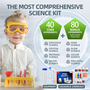 OEM Support 120 + Science Experiment Kit Hot Super Experiments Science Kit para niños Educational Science Kit - Product Image 5