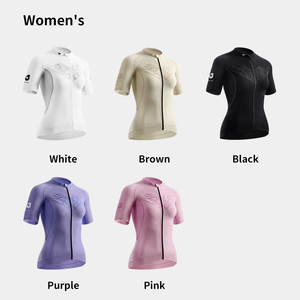 GJ QXF0203 Naadloze Anti-UV Snel Droogende Fietsjersey voor Heren/Dames Hoge Kwaliteit Ademend Fietsshirt met Aangepast Logo OEM/ODM - Product Image 6