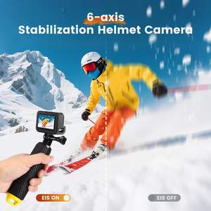 Caméra d'action Yolansin 4K 60fps, étanche à 10 m, écran tactile, caméra de sport avec stabilisation 6 axes - Product Image 3
