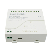 EWeLink 85-250V 433Mhz Module de commutation intelligent Télécommande sans fil Interrupteur de lumière 4 gangs WiFi Relais Interrupteur de lumière