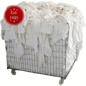 Paño de Limpieza Industrial de Algodón Blanco de Alta Calidad para Prendas, Trapos de Limpieza para <span class=keywords><strong>Barca</strong></span>, Trapos de Residuos Textiles - Product Image 1