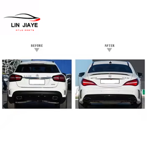 Pièces <span class=keywords><strong>de</strong></span> voiture automobiles Style CLA <span class=keywords><strong>Amg</strong></span> pour <span class=keywords><strong>Mercedes</strong></span>-Benz W117 à CLA45 <span class=keywords><strong>Amg</strong></span> PP Kits <span class=keywords><strong>de</strong></span> carrosserie <span class=keywords><strong>de</strong></span> pare-chocs avant Grille et jupes latérales 2013-2019 - Product Image 3