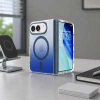 Étui de téléphone magnétique en TPU pour iPhone Duo