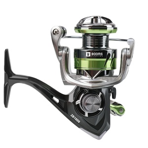 Strong Body <b>Light</b> Air Cut Rotor Aluminum Main Shaft 5.2:1 Gear Ratio 4+1BB Spinning Reel Right Hand Stream SN3 River 12kg Drag - Product Image 1