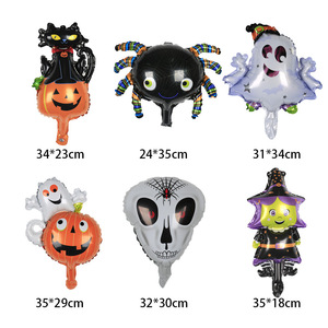 Mini Globos de Aluminio de Halloween con Diseño de Calabaza, Araña, Fantasma, Bruja y Calavera, Decoración para Fiestas, Proveedor Chino - Product Image 2