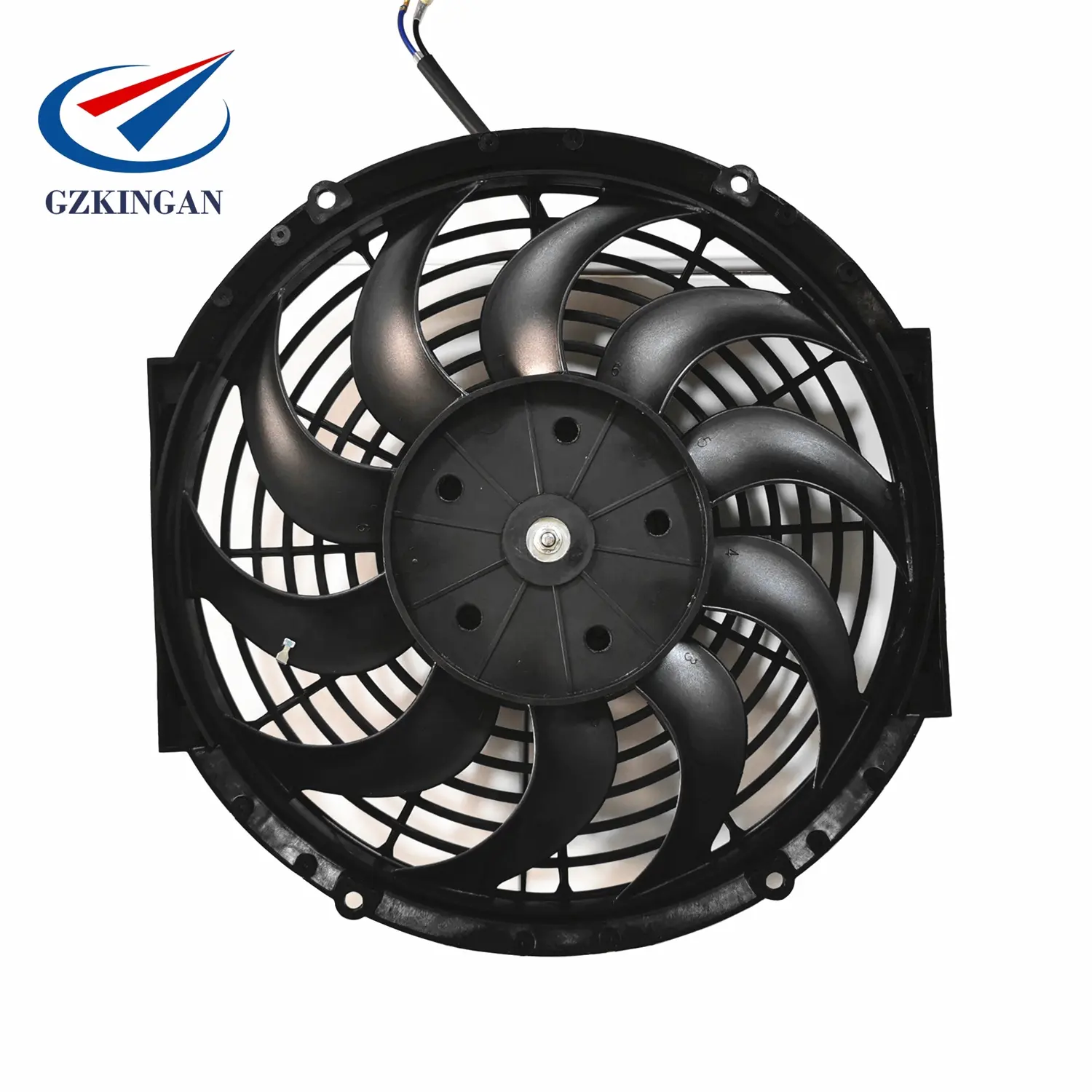 12 inch auto radiator universal fan for bus/truck cooling system 12V and 24V condenser fan
