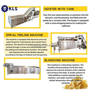Ligne de production de frites KLS, machines à haute productivité pour le traitement des légumes et des fruits - Product Image 2
