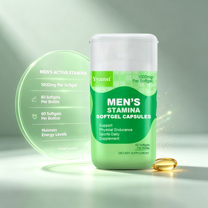 Capsules de gélules molles Stamina pour hommes 1000mg 60 unités – Soutien à l'endurance physique, supplément alimentaire quotidien pour le sport, formule santé OEM/ODM - Product Image 6