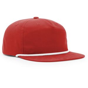Casquette Snapback personnalisée à 5 panneaux en nylon vierge avec fermeture à pression - Product Image 1