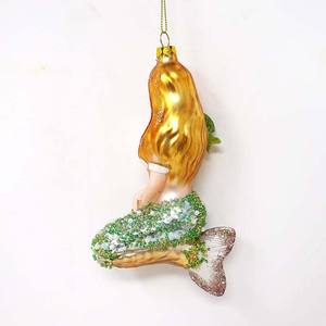 Vente en gros décorations du nouvel an chinois 2025 ornements de sirène jouant avec des poissons - Product Image 3