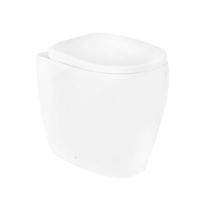 Inodoro Suspendido sin Borde, 55 cm de Largo, 40 cm de Ancho, 51 cm de Alto, Drenaje a Pared, Sin Orificios Fijos - Product Image 1