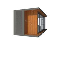 Bardage en PVC bon marché pour maison préfabriquée Maisons en conteneur mobile Maisons préfabriquées Immobilier Maisons préfabriquées Moderne