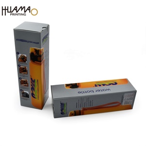 Custom Logo Printed Paper Box Packaging Folding Sport Bottle Carton Box Reasonable Price Paper Box For Water Bottle