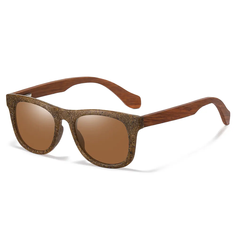 Sunglasses 2012 Sustainable Development Coffee Grounds Sunglasses With Wood Temple Biodegradable Sunglasses