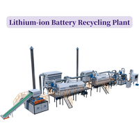 Lithium-Batterie-Recycling-Maschine Lithium-Ionen-Batterie-Zerkleinerer Recycling-Ausrüstung Batterie-Zerkleinerungs-Sortier-Trennmaschine
