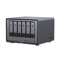 Processeur NAS 4 cœurs Pro 6 baies Intel E-2124G avec SSD 8 Go DDR4 128 Go 4x10GbE 2 M.2 NVMe USB 8K Stock de stockage en réseau vidéo
