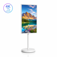 Téléviseur à écran plat Android mobile de 32 pouces HDR Full HD avec batterie interne, personnalisable en gros, pivotant et transportable