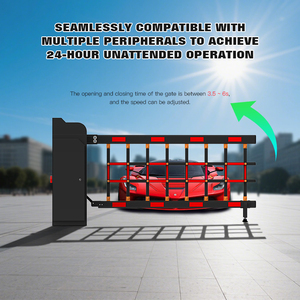 Hcw trong không khí tự động thẳng bùng nổ cổng rào cản thông minh hệ thống đỗ xe CW-KM05 kỹ sư lớp cán nguội thép mạ kẽm - Product Image 4