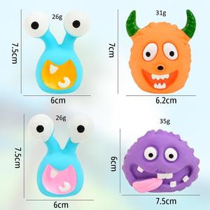Juguete de látex para perros con diseño de monstruo <span class=keywords><strong>alien</strong></span>ígena de dibujos animados: duradero para masticar, ideal para rechinar los dientes de los cachorros, con divertido sonido chirriante - Product Image 5