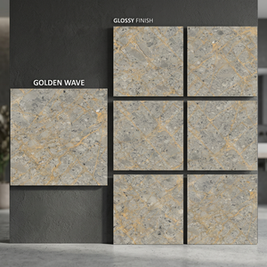กระเบื้องพอร์ซเลนขัดเงา Goldon Statuario ขนาด 800x800 มม. แรงบันดาลใจจากคอลเลกชันหินอ่อนอิตาลี - Product Image 2