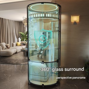 Moderna y Lujosa Casa <span class=keywords><strong>para</strong></span> Mascotas Ecológica de Acero al Carbono y Madera con Techo de Vidrio Sólido <span class=keywords><strong>para</strong></span> Gatos Grandes - Uso <span class=keywords><strong>en</strong></span> Interiores <span class=keywords><strong>para</strong></span> Todas las Estaciones - Product Image 6