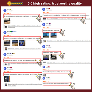 Hot bán 2 Ohm 4x1400W Class D khuếch đại công suất 4 kênh khuếch đại kỹ thuật số - Product Image 6