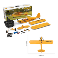 Avion planeur télécommandé 2,4 GHz avec moteur brushless, léger, jouet drone pour entraînement de vol stable en extérieur