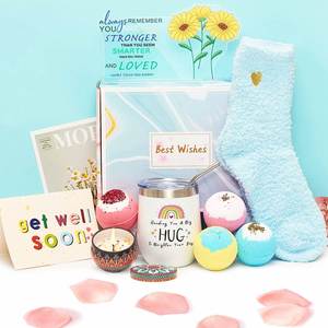 Unique Products to Sell Online 2023 Personalized Gifts for Girls Innovative Set Get Well Soon Spa Gifts for Women After Surgery - Product Image 1