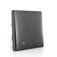 Interrupteur intelligent WiFi Tuya Smart Life, type 86, ligne N+L, interrupteur mural tactile, commande vocale Alexa Google Home, pas de hub requis