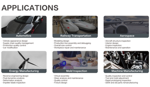Scanner 3D laser portable multifonctionnel <span class=keywords><strong>Freescan</strong></span> <span class=keywords><strong>UE</strong></span> <span class=keywords><strong>Pro</strong></span> 2026 pour la conception par rétro-ingénierie, scanner 3D laser haute précision - Product Image 6