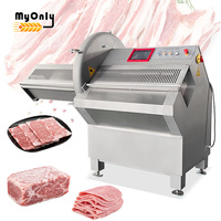 Machine à découper la viande industrielle MY : machine électrique à trancher le bacon et la viande congelée, idéale pour les bâtonnets de porc et les steaks – En promotion