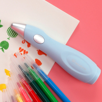 Marqueur électrique rechargeable Tenwin 8084 double face pour l'écriture, ensemble de papeterie en plastique pour enfants, idéal pour les loisirs créatifs et les cadeaux promotionnels