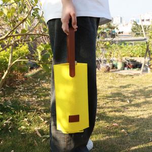Wine Tote <b>Bag</b> High Grade Felt Gift <b>Bags</b> Reusable Wine <b>Bottle</b> Holder for Christmas Birthday Baby Shower Wedding - Product Image 3