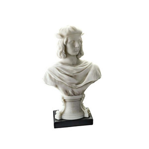 Finition en <span class=keywords><strong>marbre</strong></span> polyrésine Mythologie grecque Déesse Athéna <span class=keywords><strong>Buste</strong></span> - Product Image 3