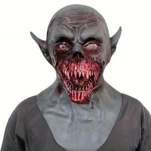 Halloween <span class=keywords><strong>Horror</strong></span> vampiro in lattice maschera Zombie palla Party Cosplay oggetti di scena Zombie recitazione - Product Image 6