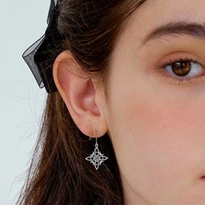 Pendientes Colgantes Changda <span class=keywords><strong>de</strong></span> Plata <span class=keywords><strong>de</strong></span> Ley 925 con Nudo Celta Irlandés, Nudo <span class=keywords><strong>de</strong></span> la Madreperla, Triquetra, Magia Wicca y Nudo <span class=keywords><strong>de</strong></span> <span class=keywords><strong>Brujas</strong></span> para Halloween - Product Image 3