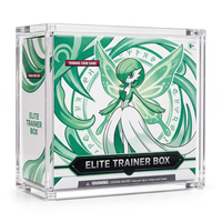 Boîte de protection en acrylique transparent renforcée à 6 aimants pour collection de boîtes d'entraînement Elite TCG