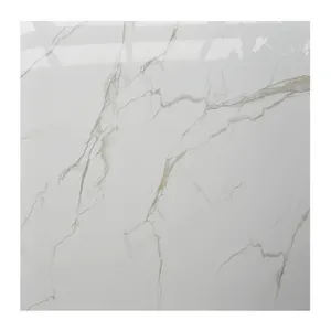 industrial mexican vitrified porcellanato marble white sparkle ceramic calacatta floor tile 100x100 ceramic