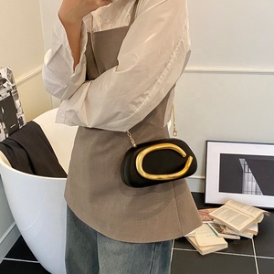 Túi xách nữ PU cầm tay kim loại, túi đeo chéo thời trang 2026, ví đá nhỏ, túi cầm tay nhỏ, túi đeo dây xích - Product Image 3