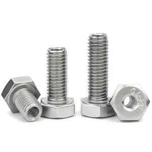 SDPSI DCTChina Manufacture Stainless Steel Hex Hollow Bolt With Internal Thread Fitting Hexagon Threading Screw