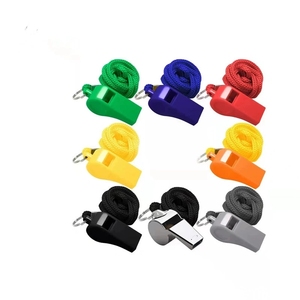 Silbato deportivo de plástico al por mayor con cordón, silbatos fuertes para árbitros, entrenadores, silbato de seguridad para emergencias y supervivencia - Product Image 3