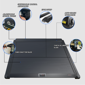 2012 2016 <span class=keywords><strong>Nissan</strong></span> Navara Frontier Np300 D40 tapa enrollable automática cubierta trasera maletero cubo bañera cubierta Tonneau cubierta - Product Image 5