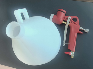 <span class=keywords><strong>Pistolet</strong></span> à air comprimé à alimentation par gravité en alliage d'aluminium économique de 6000 ml avec support OEM pour application de mortier et de ciment, certifié GS - Product Image 5