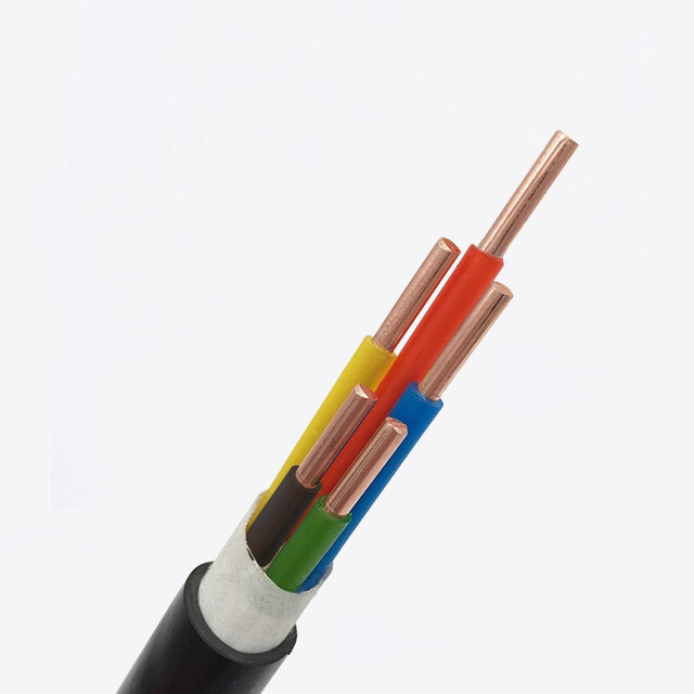 Solid Stranded Copper Wire Electrical XLPE Cable NYY-NYY-J PVC Coated 5x2.5/6/10/16mm2 Power Cables Low Voltage 5 Cores Pure