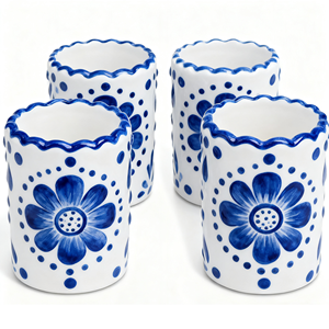 Vasos de chupito clásicos de <span class=keywords><strong>Talavera</strong></span> de 2oz, taza de tequila de cerámica hecha a mano con <span class=keywords><strong>Talavera</strong></span>, diseño de cerámica mexicana, regalos de tequila para amigos - Product Image 4