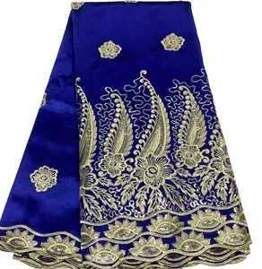 High Quality Royal Blue George Lace Fabric 2023 African Lace Fabric George Wrapper Ladies Dress Material